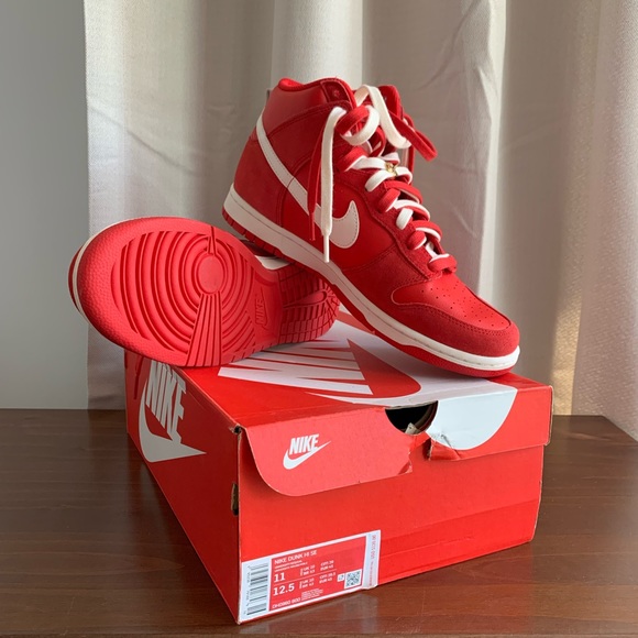 Nike Dunks High - university red men size 11 - Picture 2 of 2